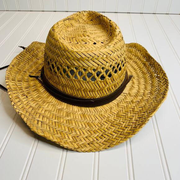 Broner Straw Hat Sz Large Beach Photo Shoot - Picture 3 of 5